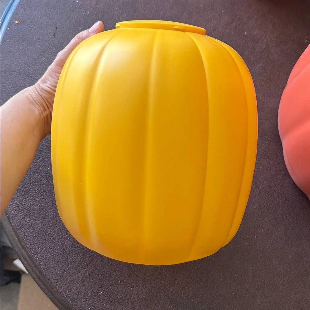 Halloween Orange Stacked Pumpkin Decoration